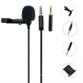 Wired Microphone Smartphone external Audio Recording